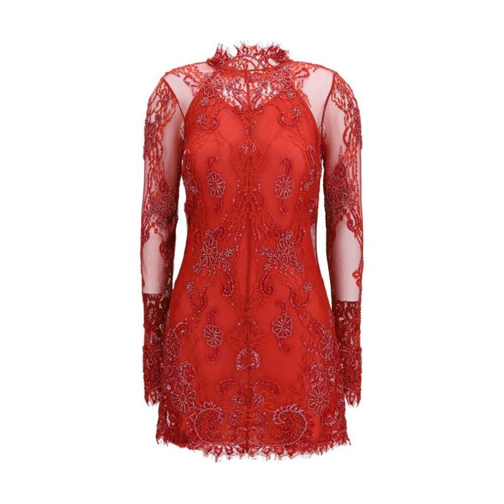 Blumarine Red Polyamide Cocktail Women's Dress